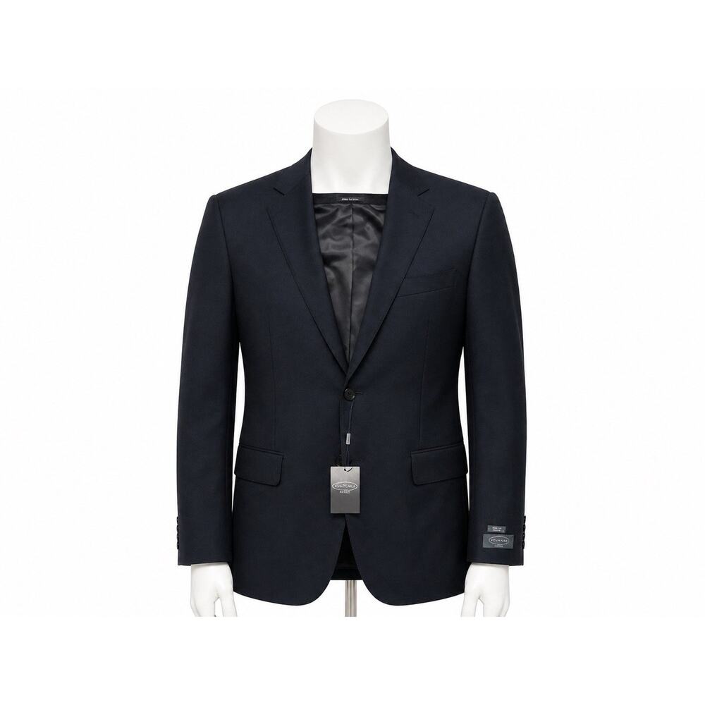 Men's Pronto Uomo Platinum Suit Separate Jacket Sport Coat Wool Black 48S NEW